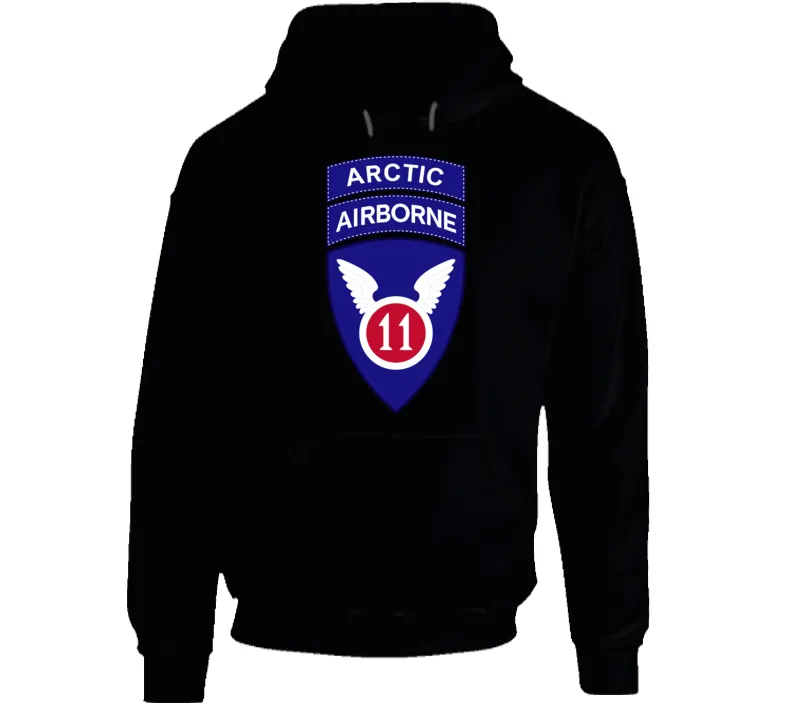 11th Airborne Division W Arctic Tab Wo Txt X 300 Hoodie