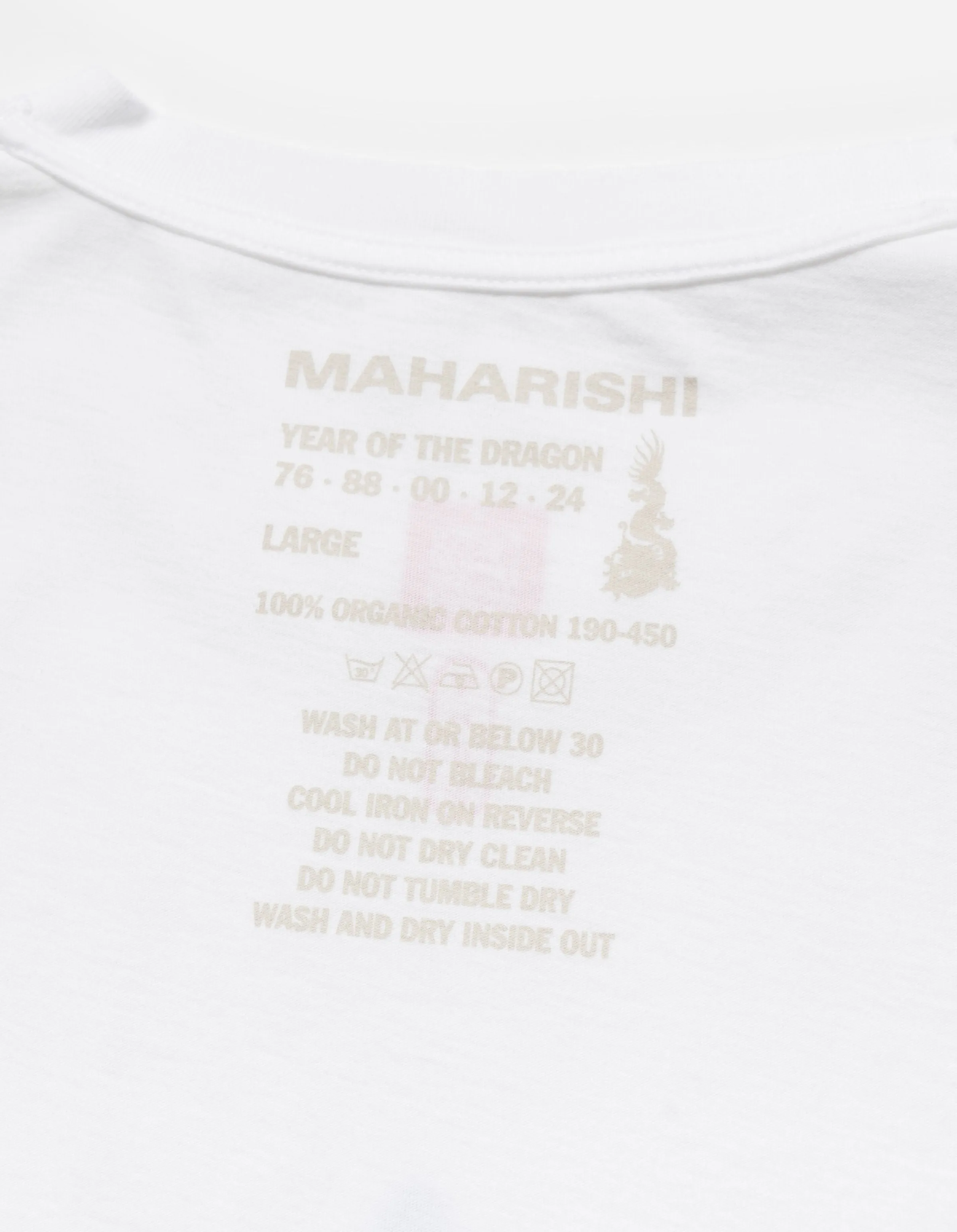 1265 Maharishi Cloud Temple T-Shirt White