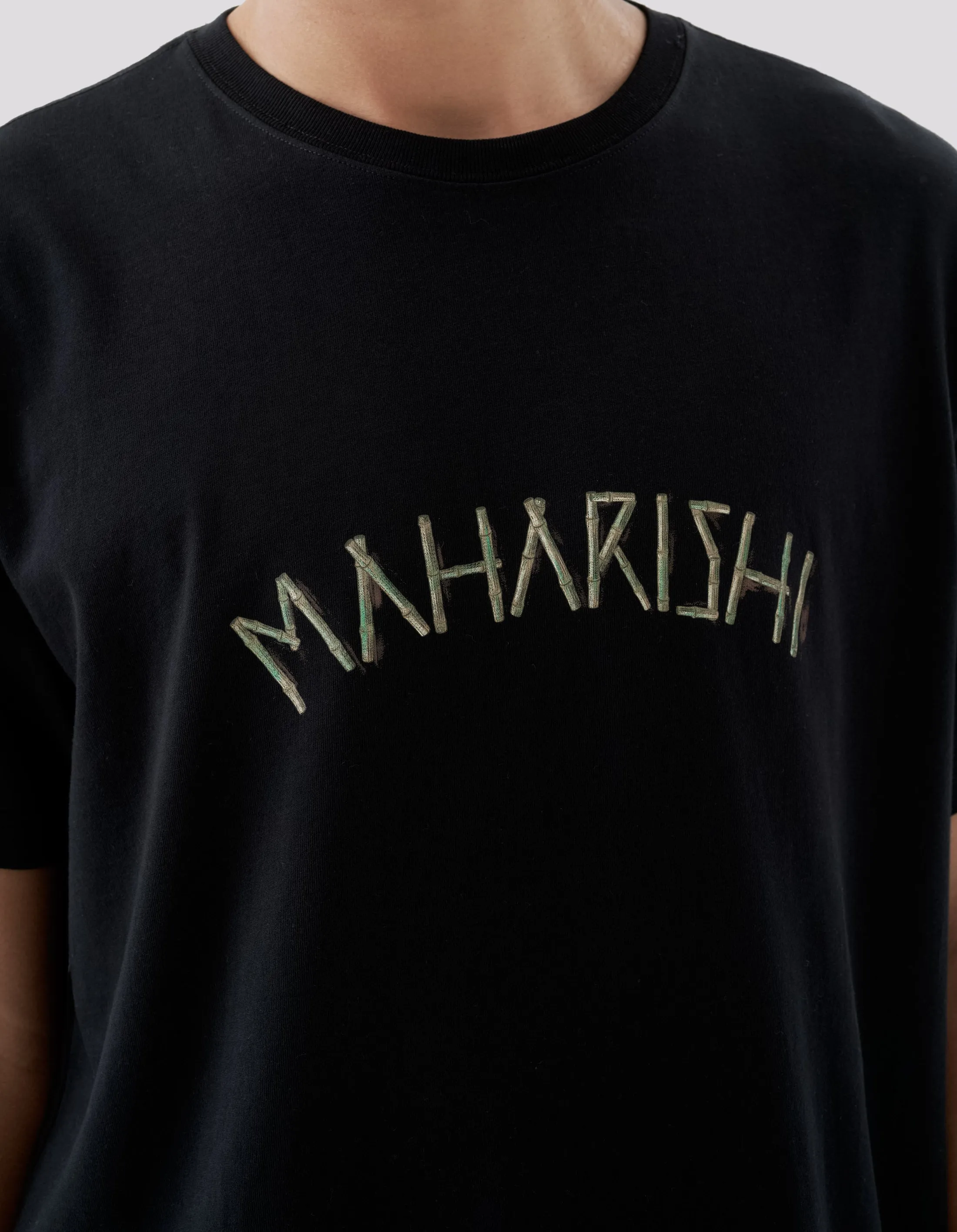 1278 Bamboo Maharishi T-Shirt Black