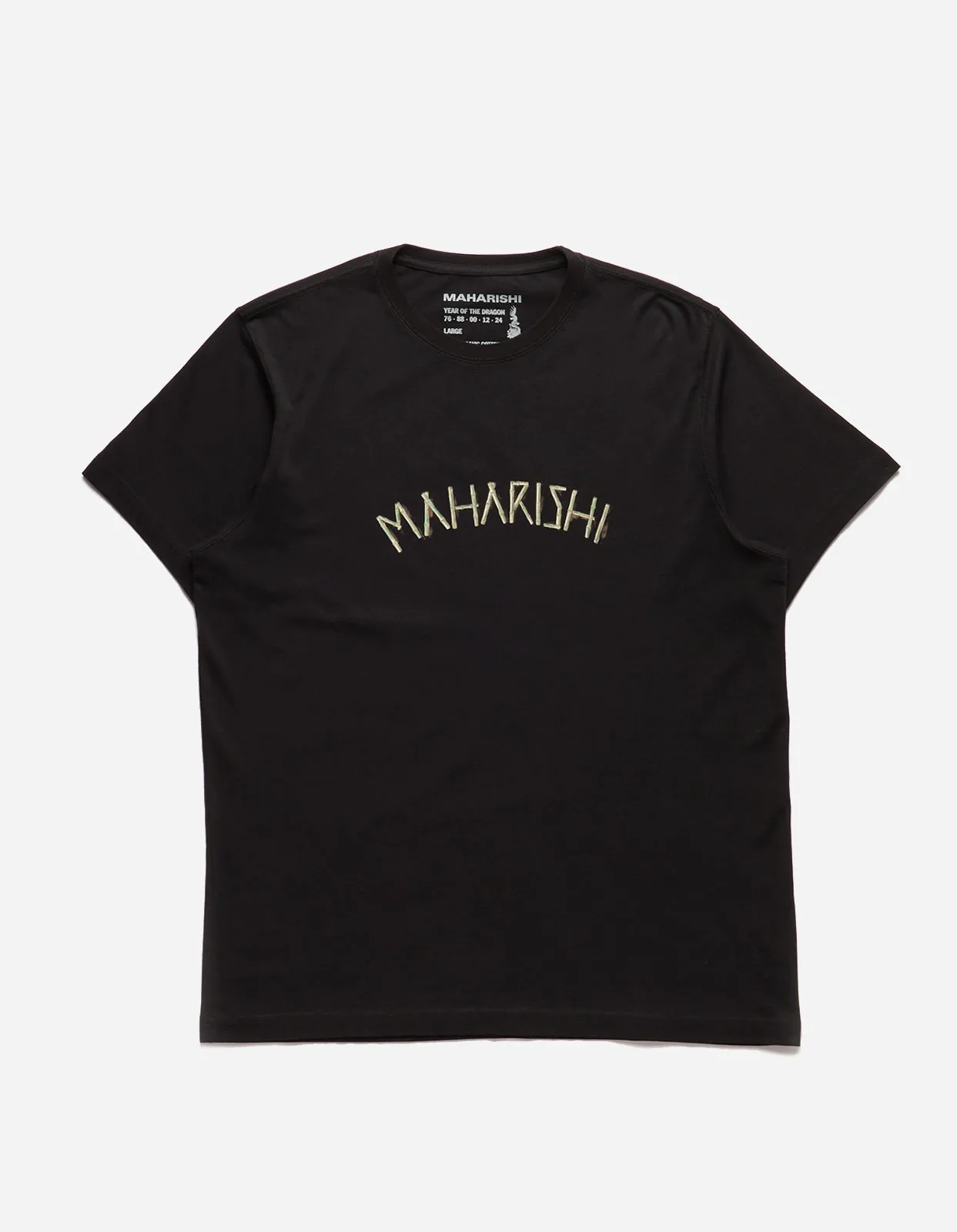 1278 Bamboo Maharishi T-Shirt Black