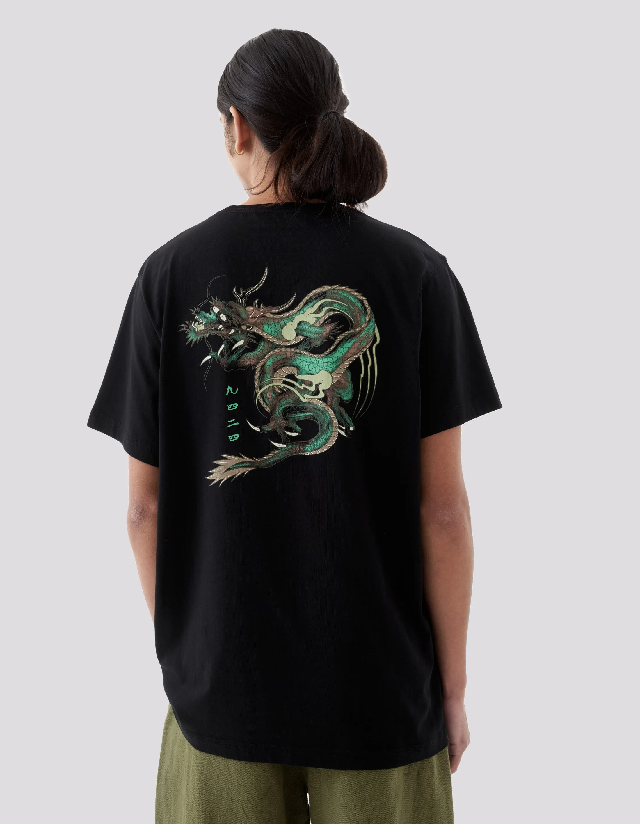 1278 Bamboo Maharishi T-Shirt Black