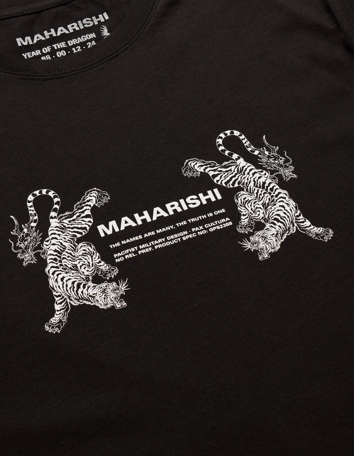 1305 Double Tigers MILTYPE T-Shirt Black