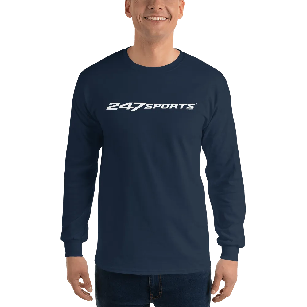 247Sports Logo White Adult Long Sleeve T-Shirt