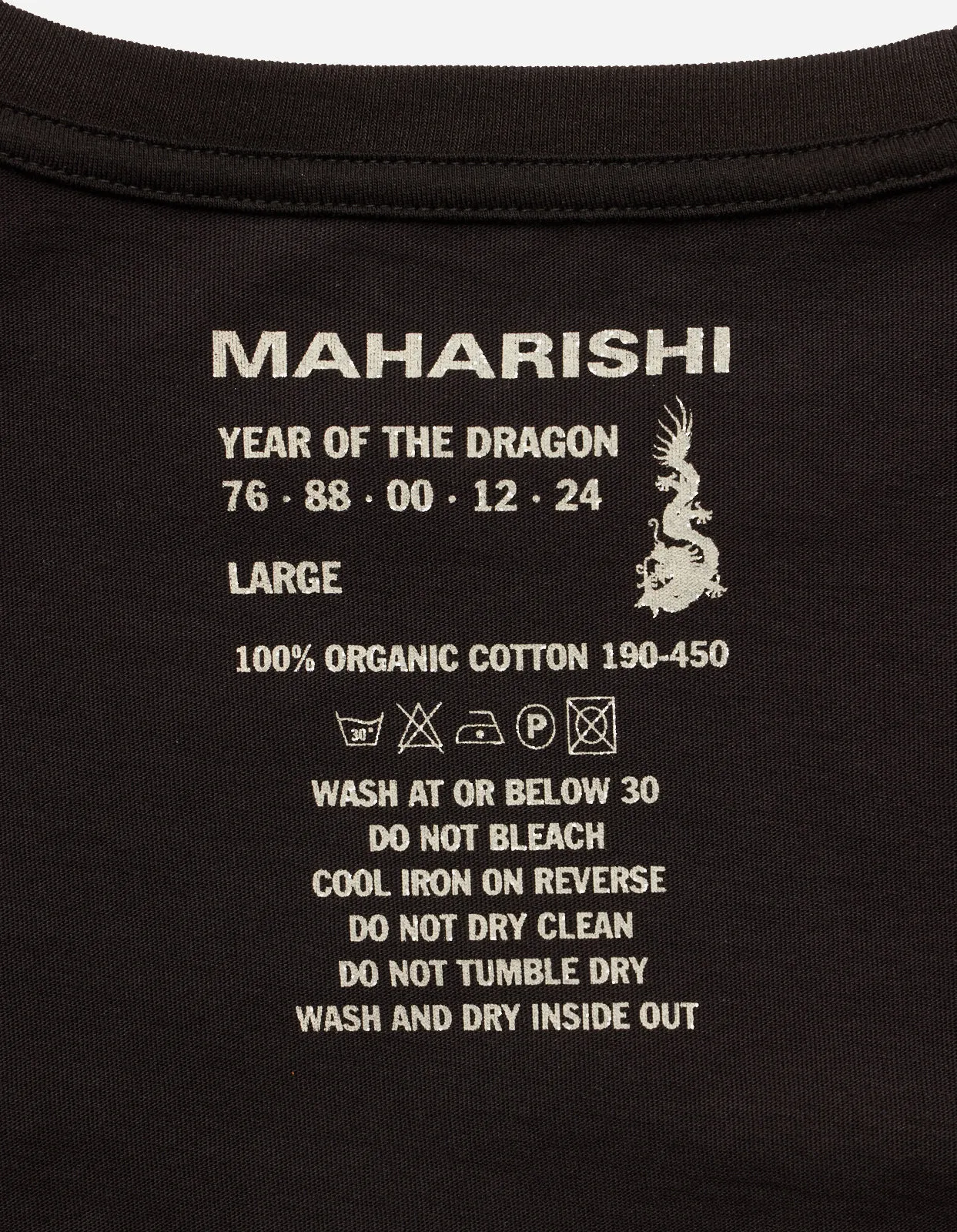 5125 Original Dragon T-Shirt Black