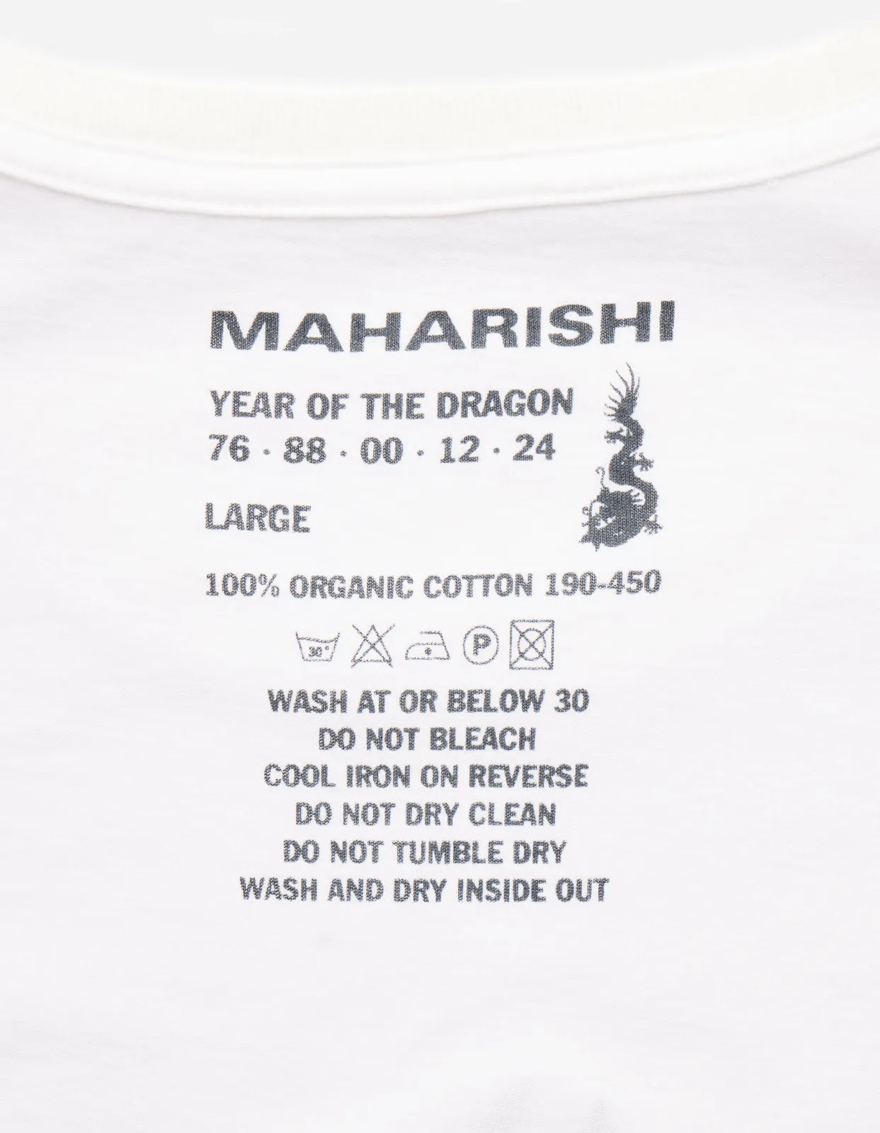 5125 Original Dragon T-Shirt White