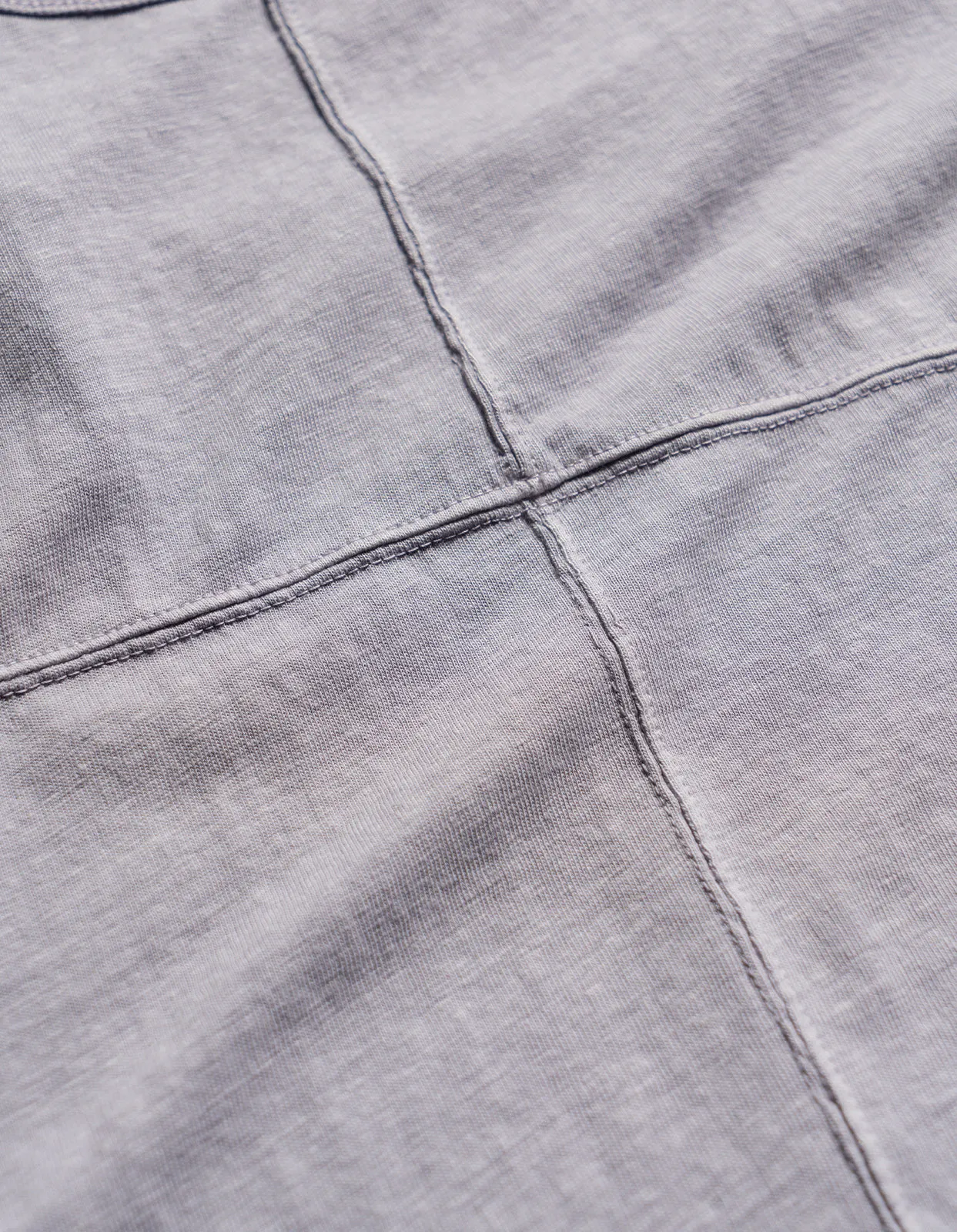 5234 Hemp Cross Oversized T-Shirt Purple Ash