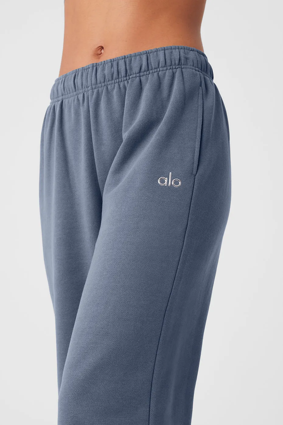 Accolade Straight Leg Sweatpant - Bluestone