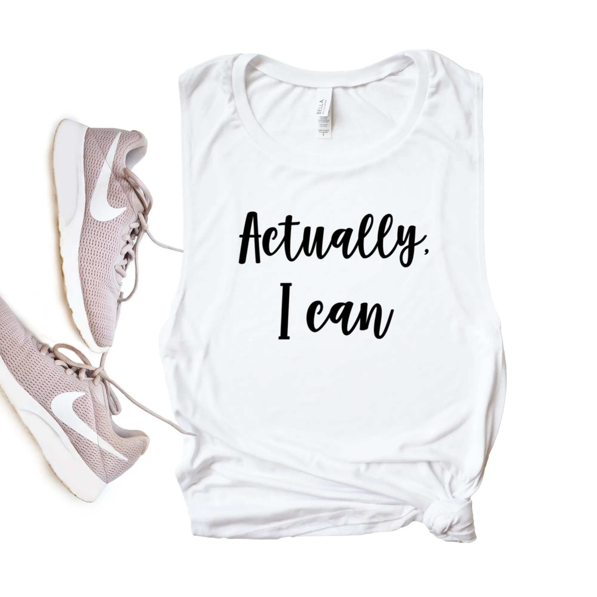 Actually I can Ladies’ Muscle Tank