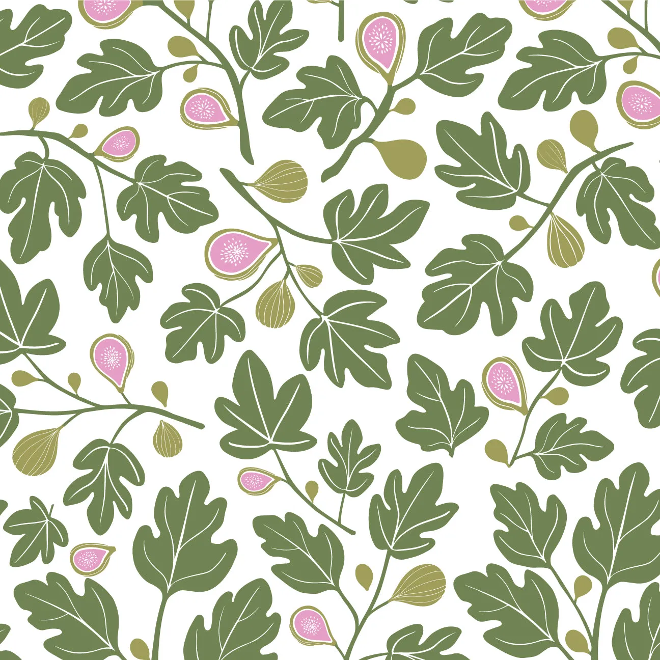 Alberta Dress - Figs Green