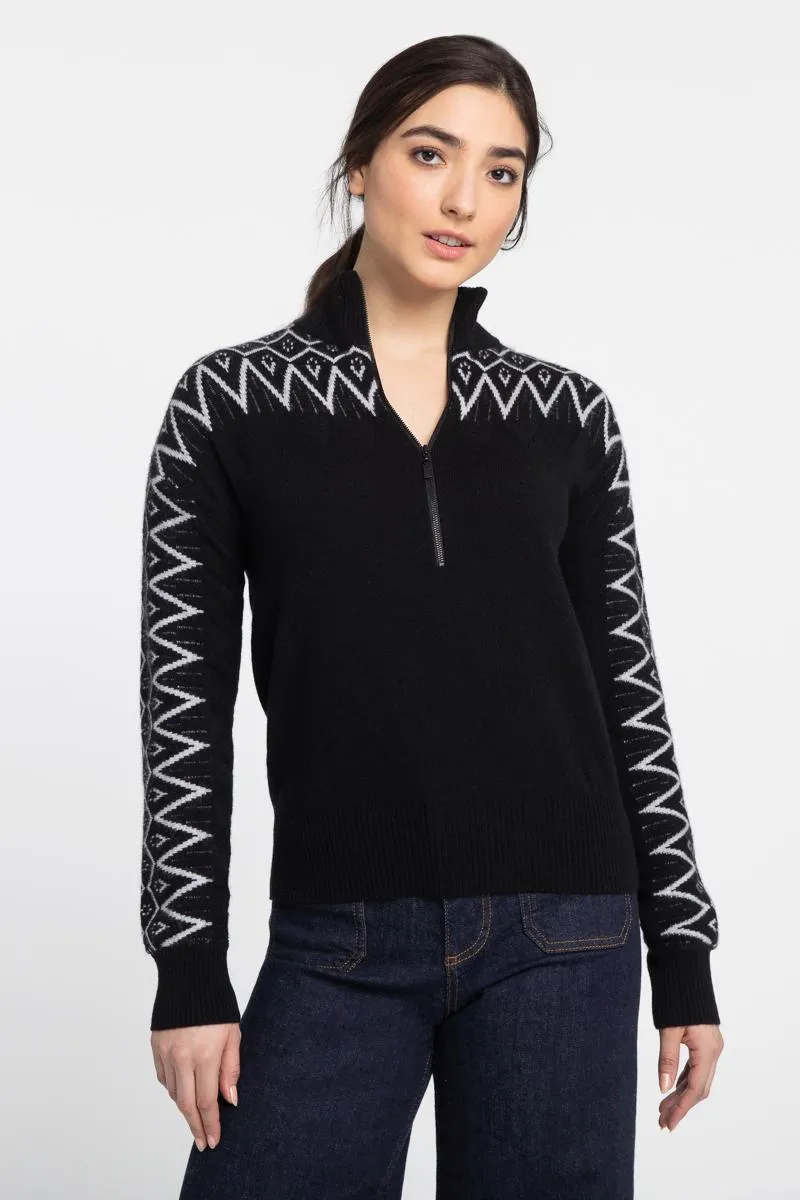 Alpine Qtr Zip Mock