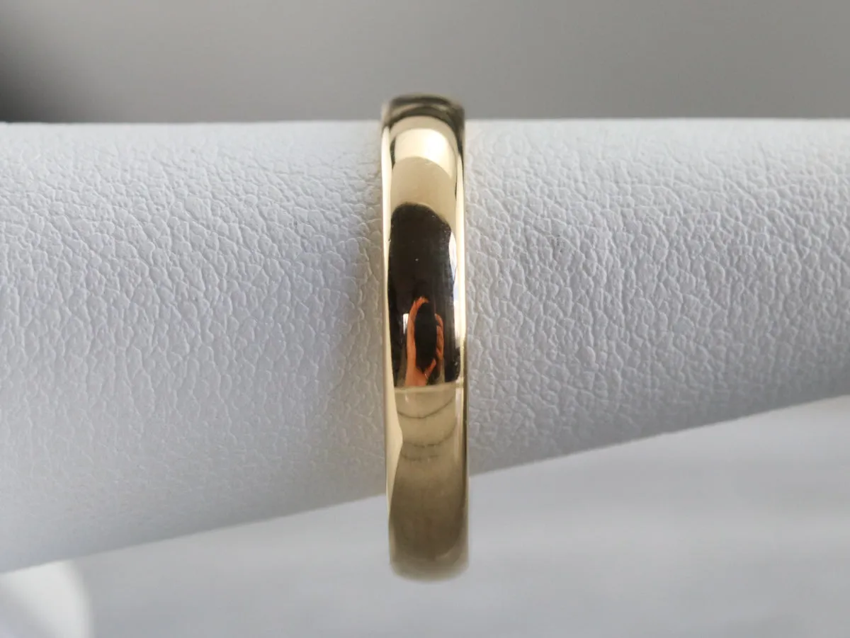 Antique Gold Wedding Band