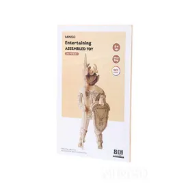 Armour Warrior Entertaining Assembled Toy - GP178 (Wood Color)