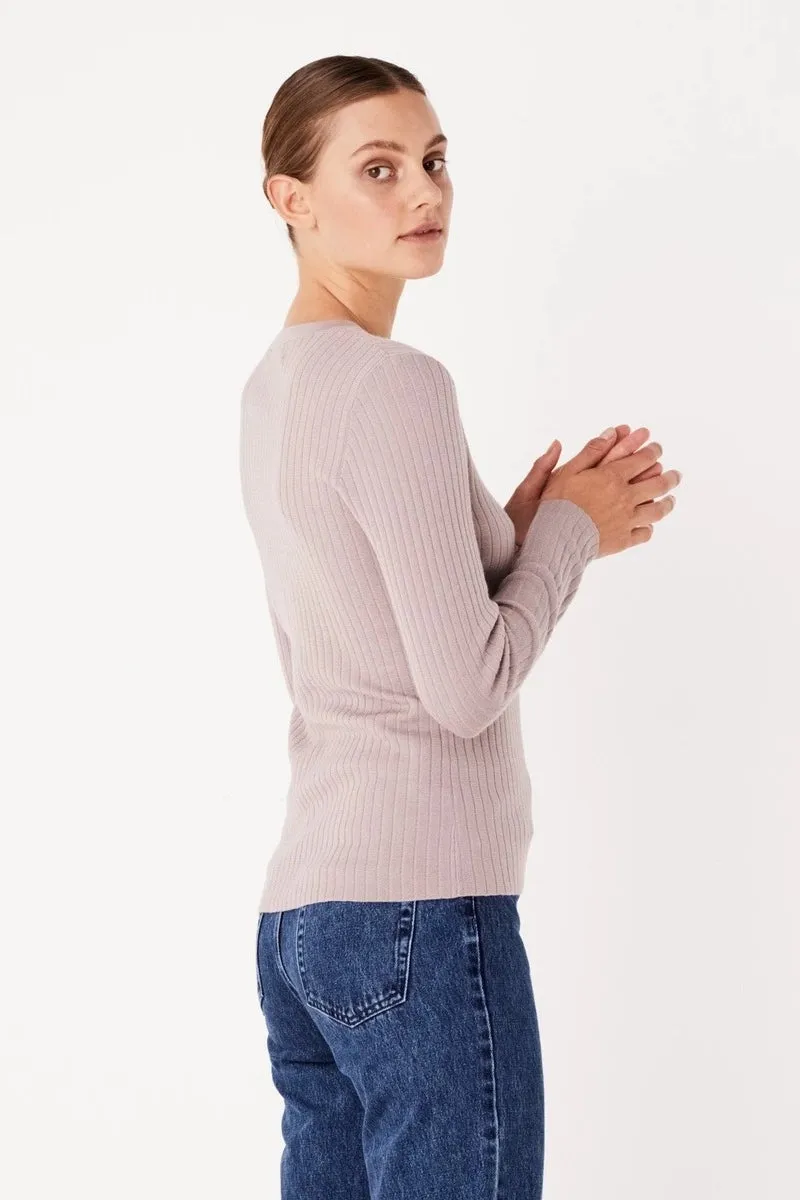 Assembly Label - Rib Long Sleeve Knit