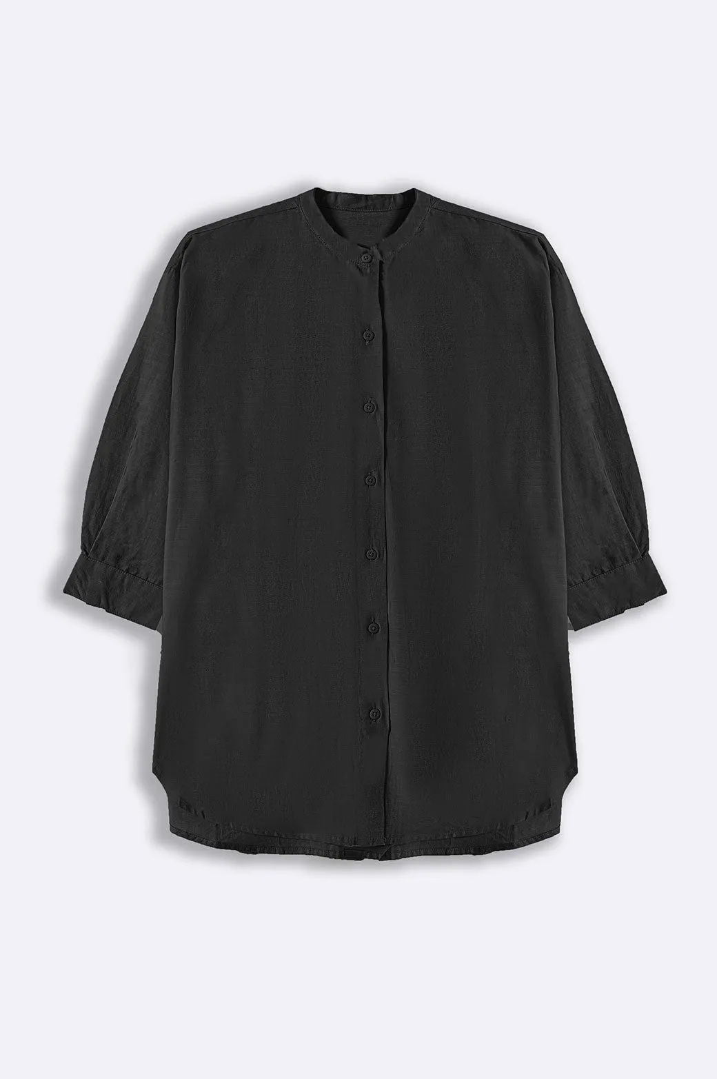 BAND COLLAR SHIRT