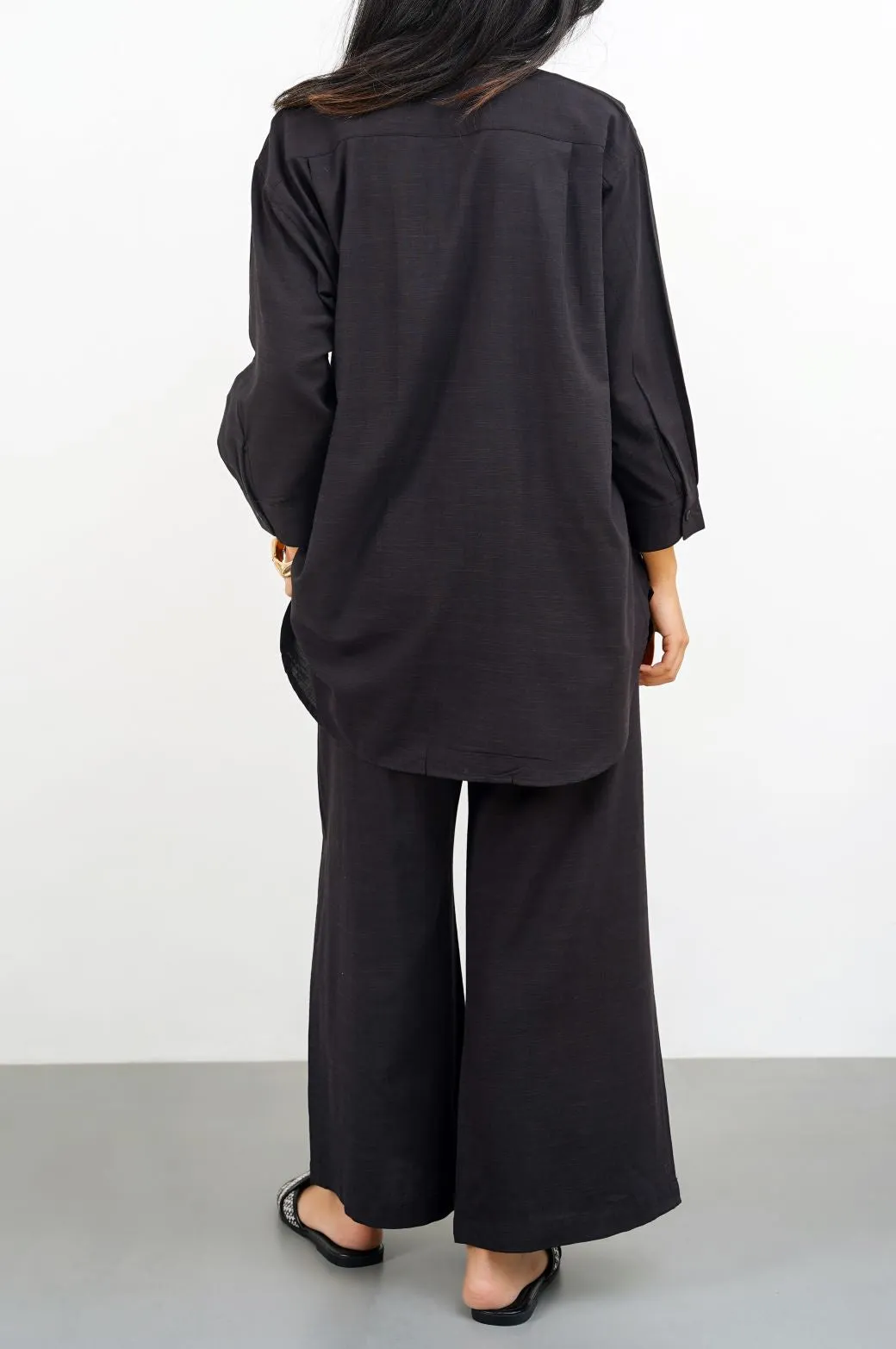 BAND COLLAR SHIRT