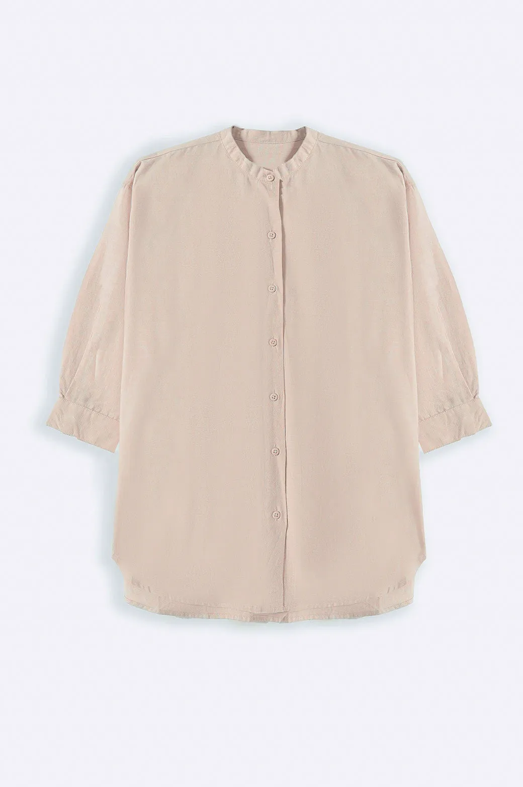 BAND COLLAR SHIRT