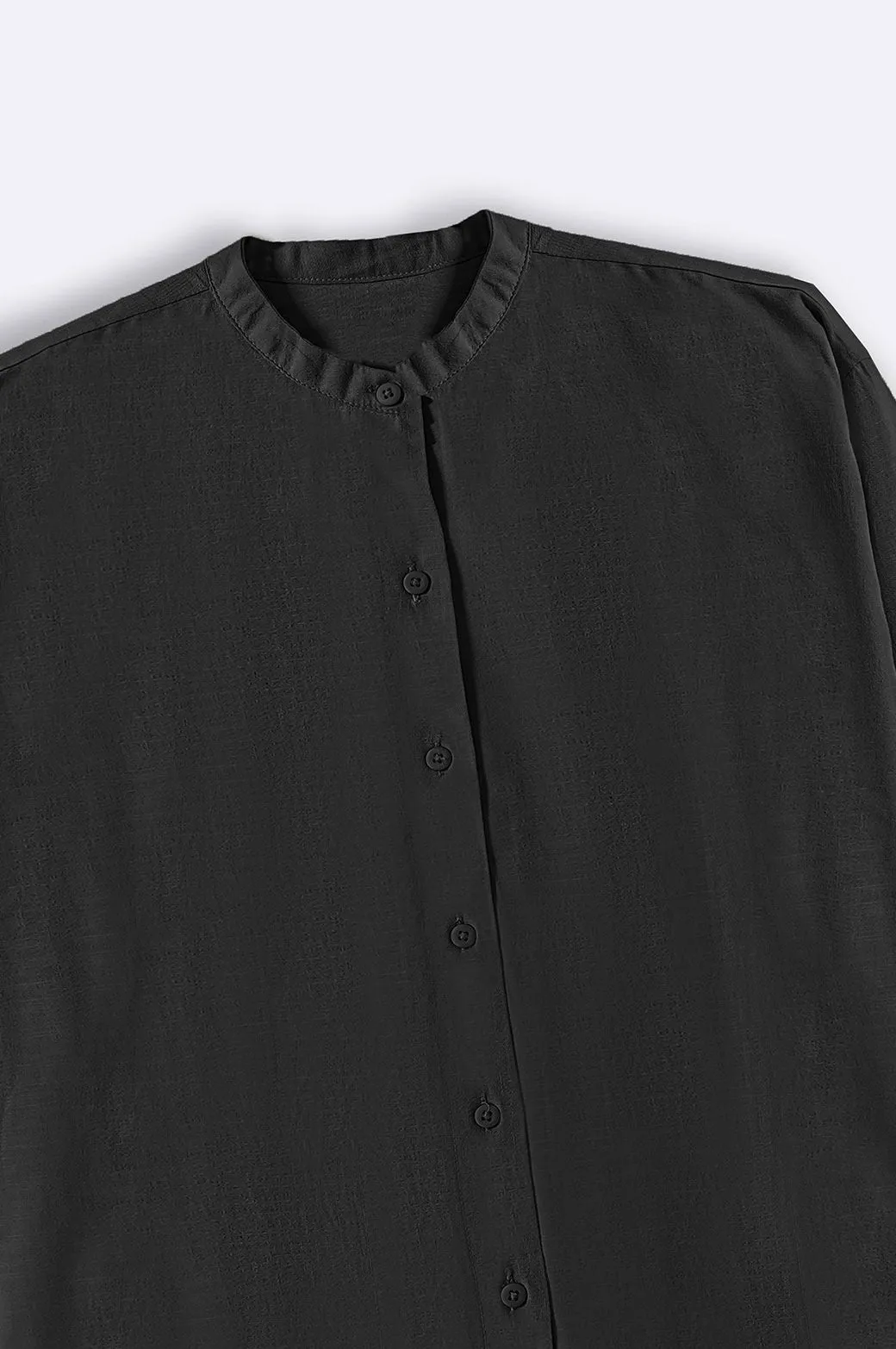 BAND COLLAR SHIRT