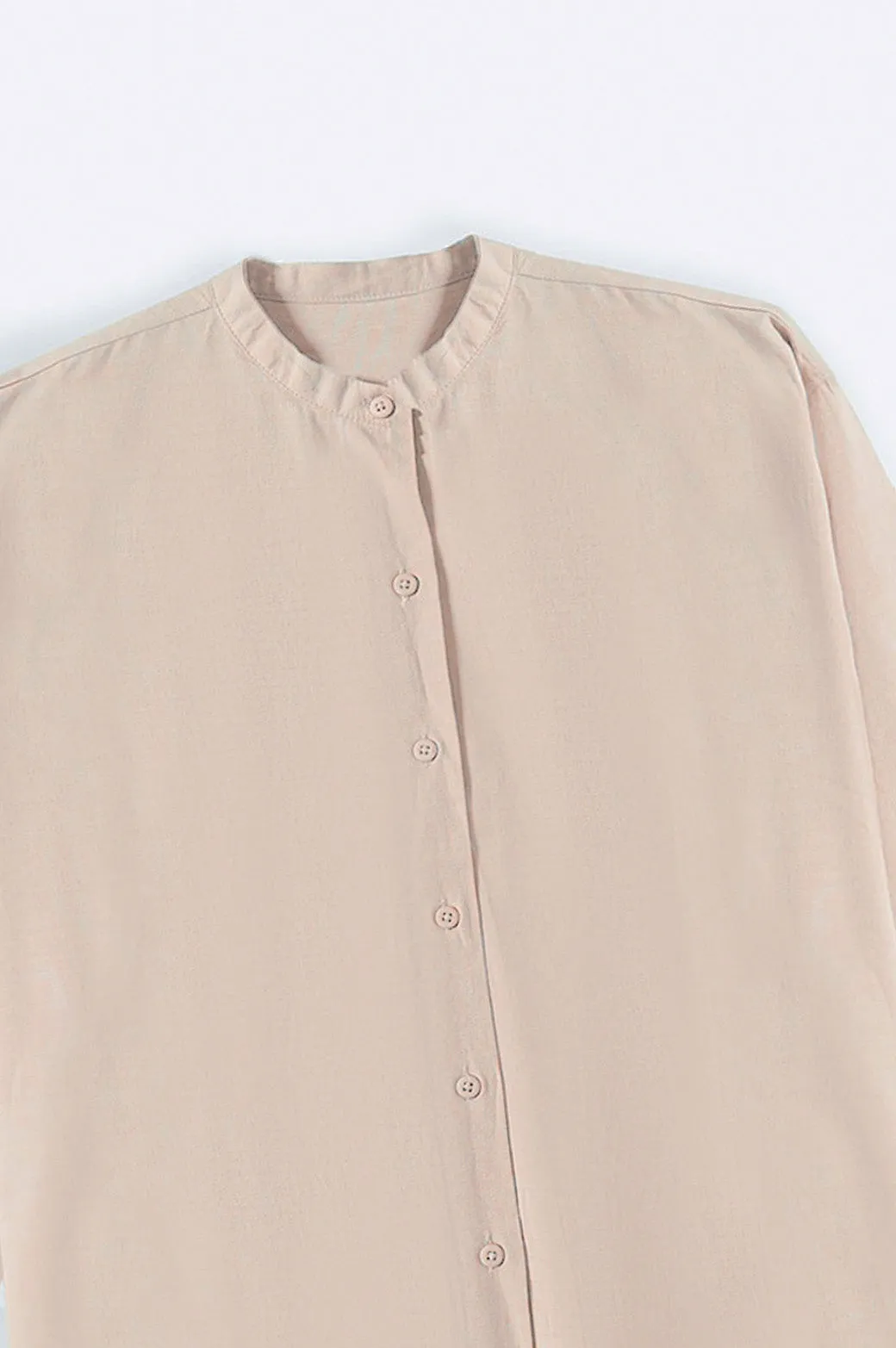 BAND COLLAR SHIRT