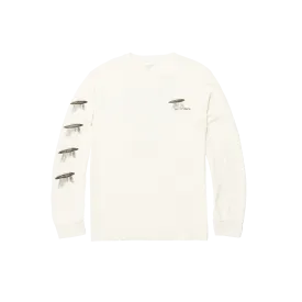 Be Cool Man Long Sleeve Tee - Vintage White