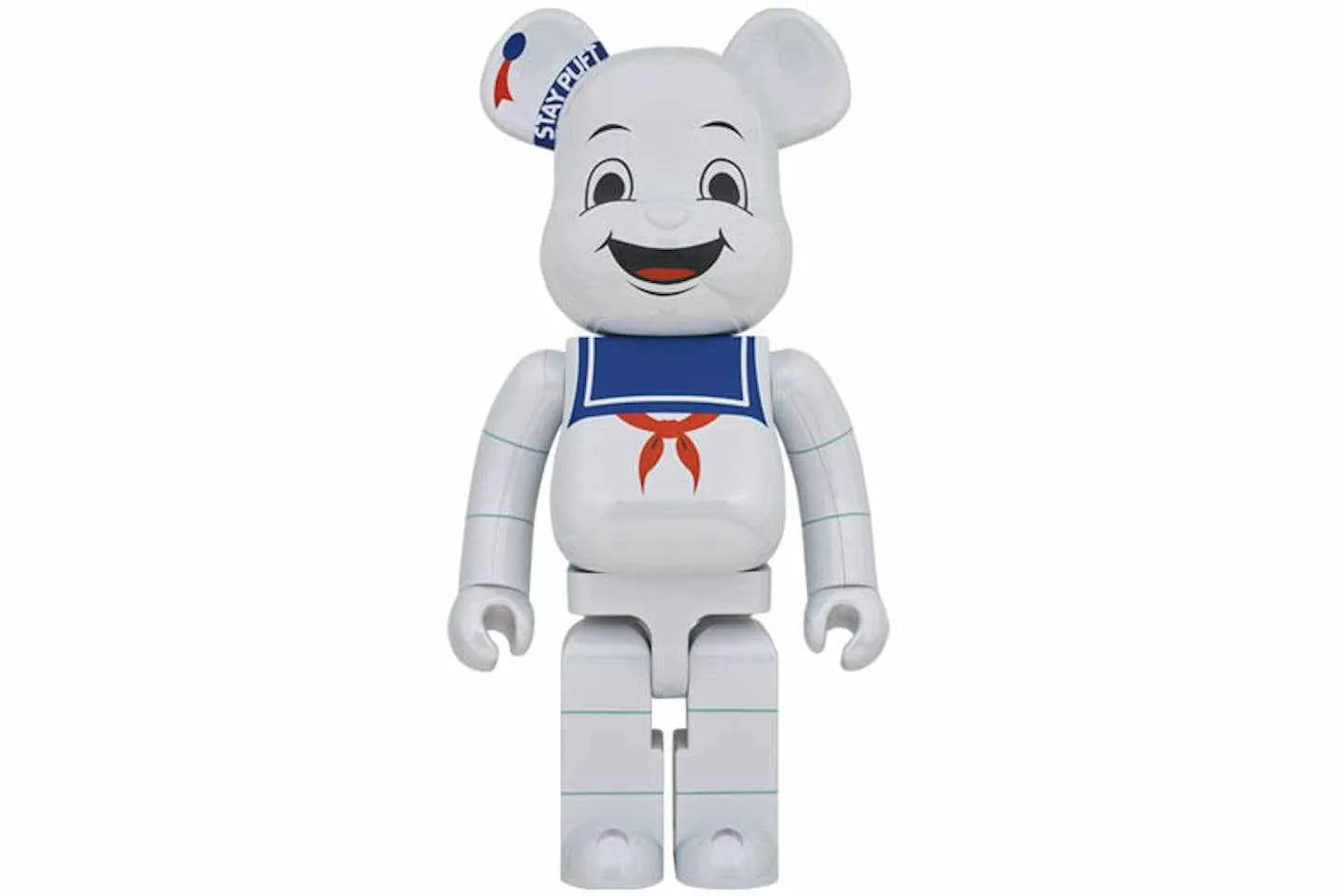 BEARBRICK Stay Puft Marshmallow Man Chrome Ver. 1000%