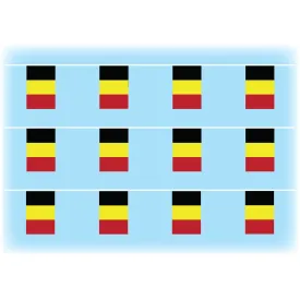 Belgium Flag Waterproof Bunting