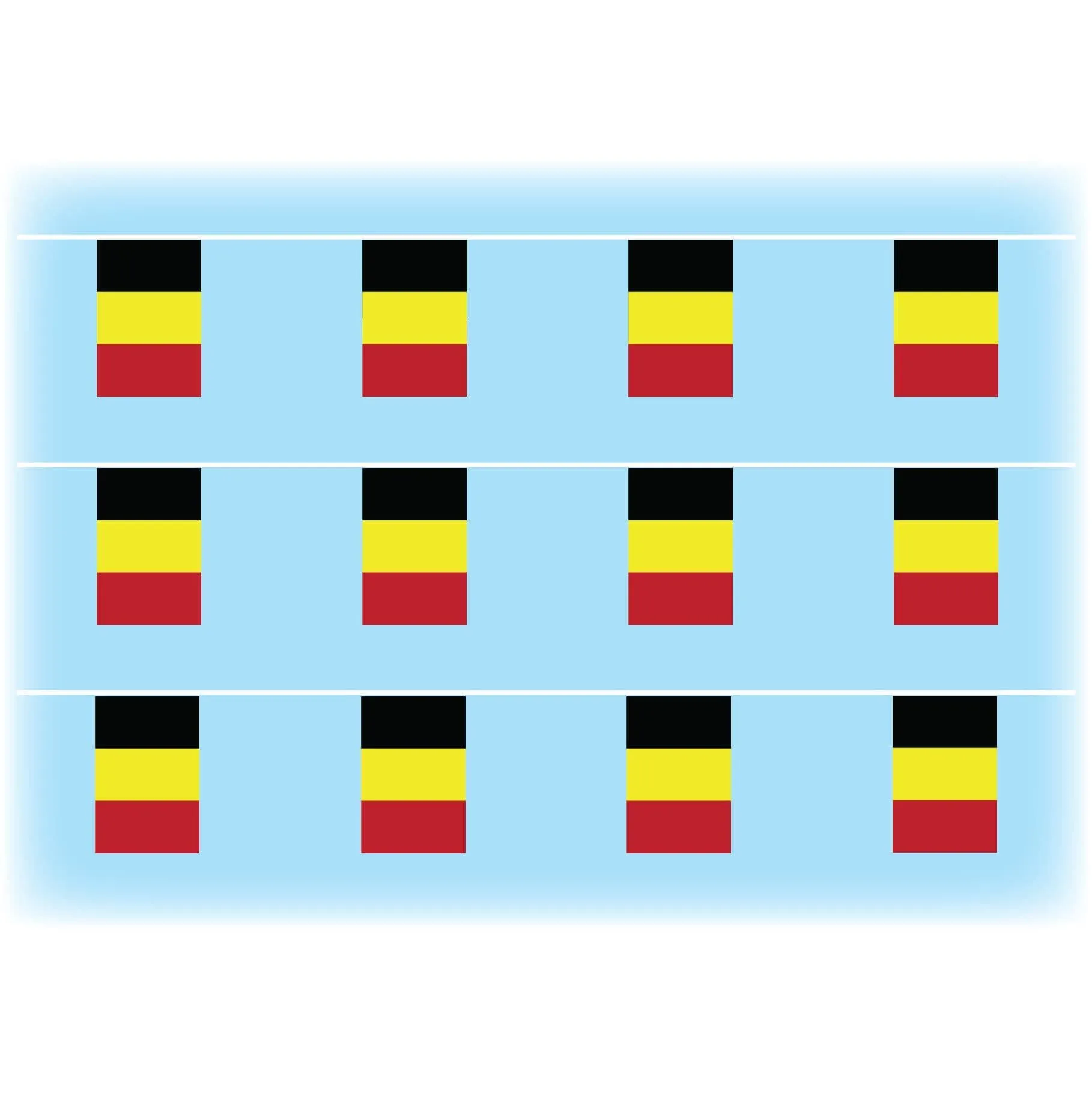 Belgium Flag Waterproof Bunting