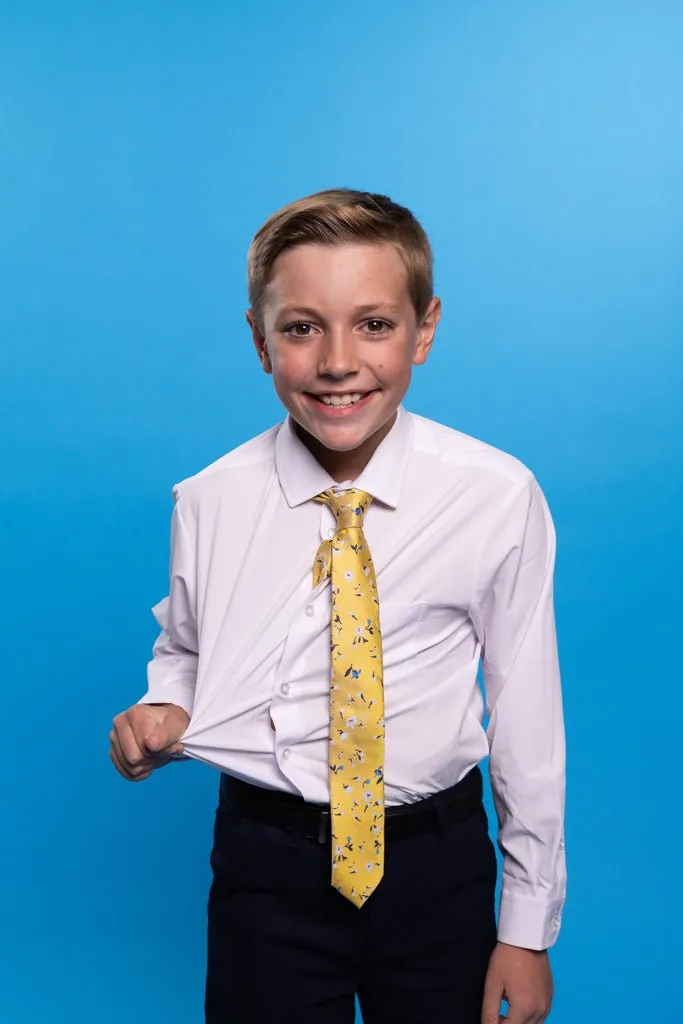 Boy's &Collar White Shirt