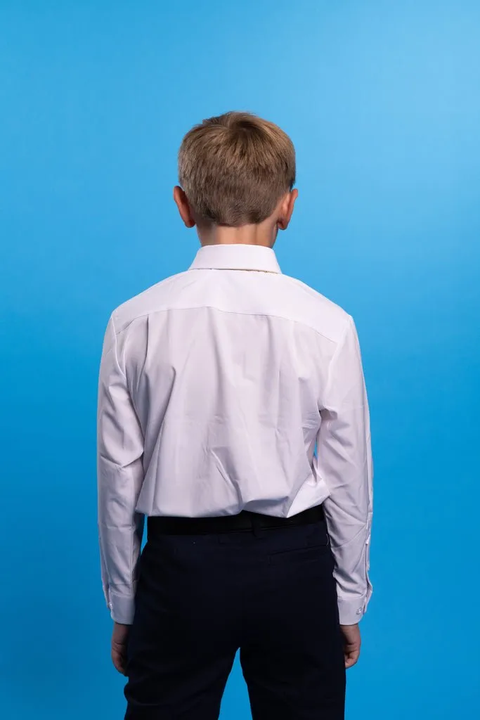 Boy's &Collar White Shirt