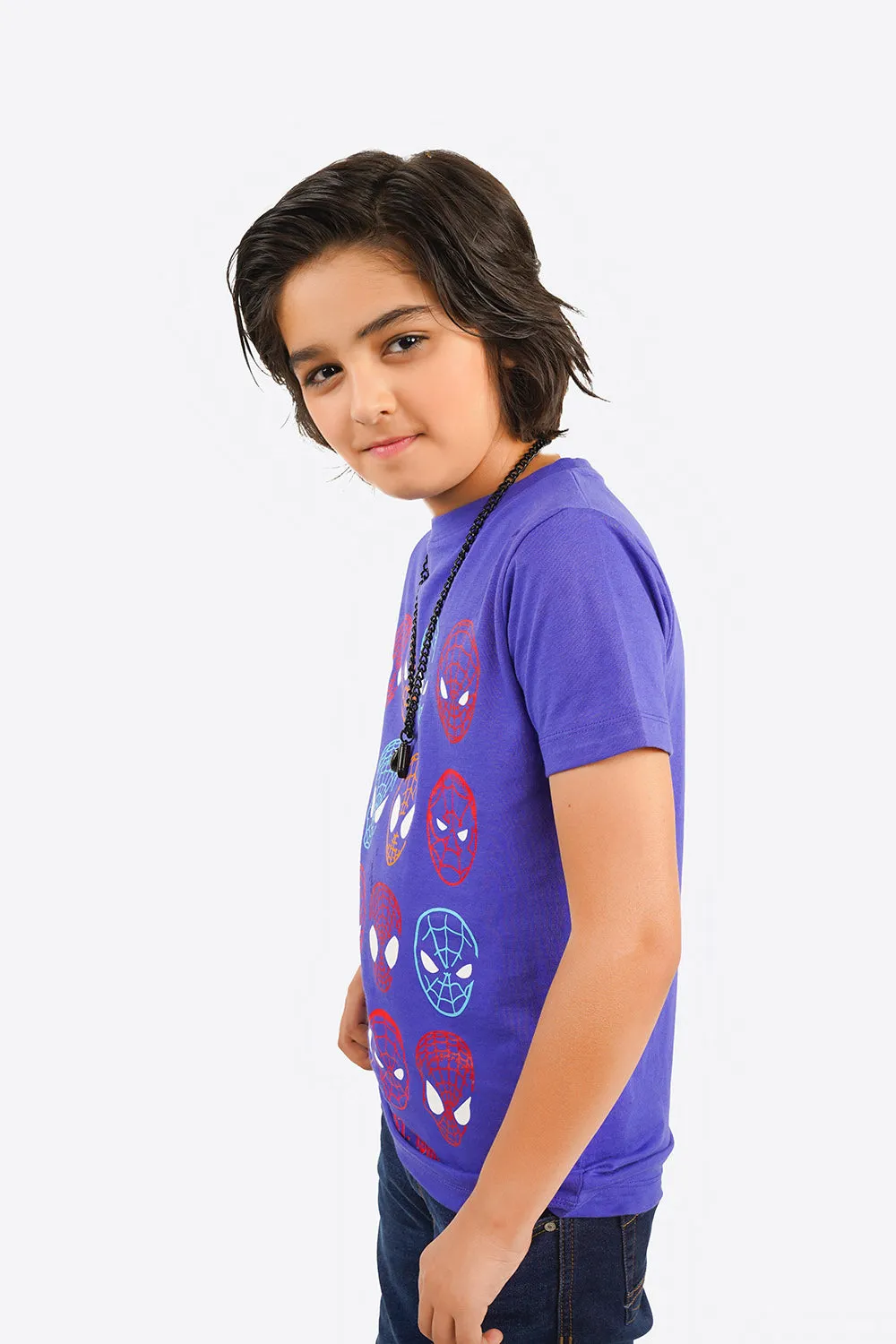 Boy's Short Sleeves Graphics Tee