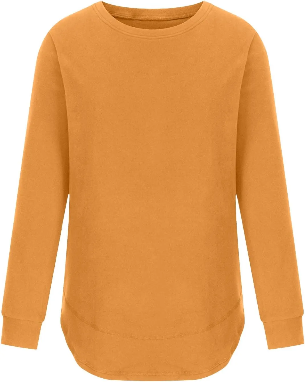 Ceboyel Womens Long Sleeve T Shirts 2023 Loose Fit Tops Round Neck Causal Blouses Shirt Trendy Fall Winter Outfits Clothes