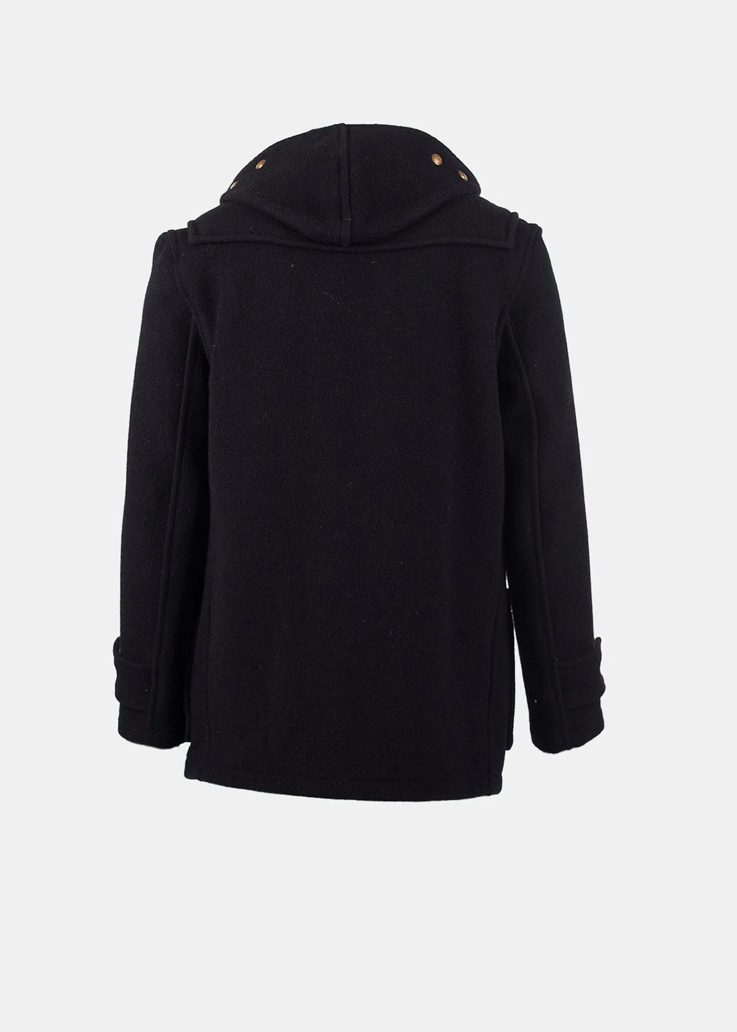 Classic Mid Length Duffle Coat Black