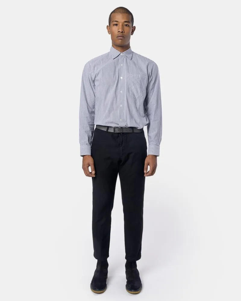 Cleaver Shirt in Black Stripe