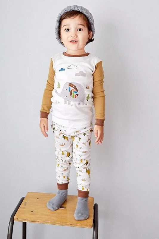 Coco Elephant Long Sleeve Pajama