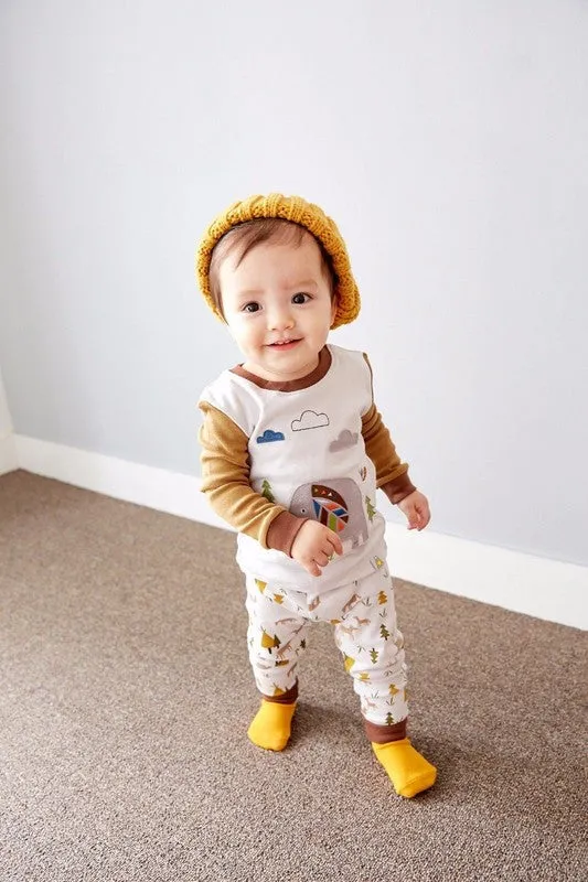 Coco Elephant Long Sleeve Pajama