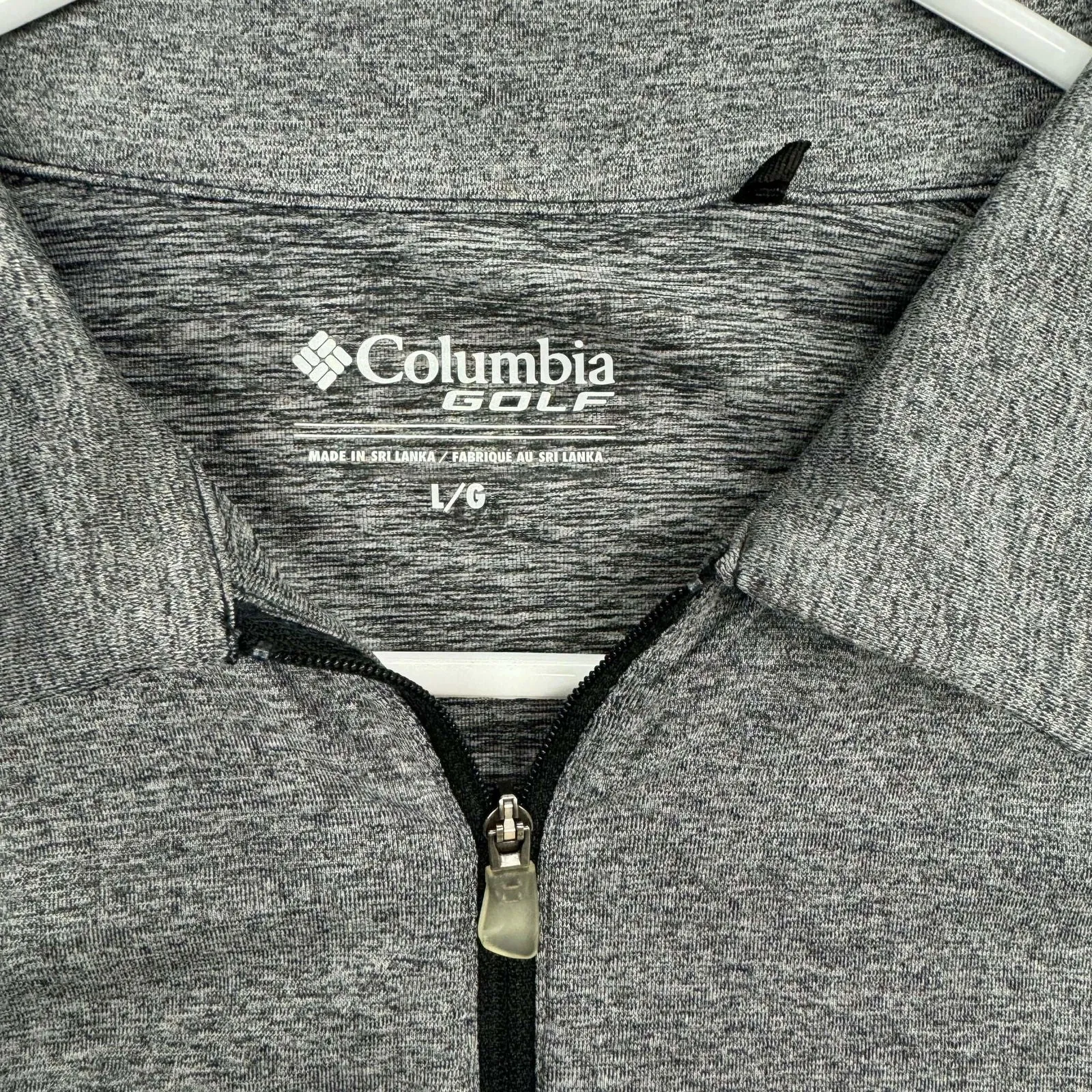 Columbia Golf | Womens Quarter-Zip Activewear Top | Color: Gray | Size: L | Pre-Owned