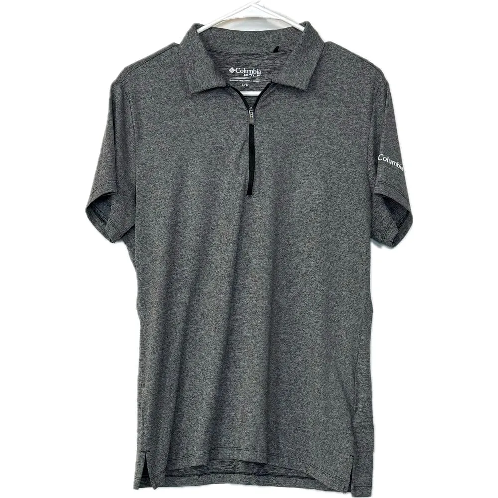Columbia Golf | Womens Quarter-Zip Activewear Top | Color: Gray | Size: L | Pre-Owned