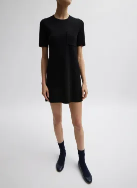 Compact Stretch Cashmere Mini Dress