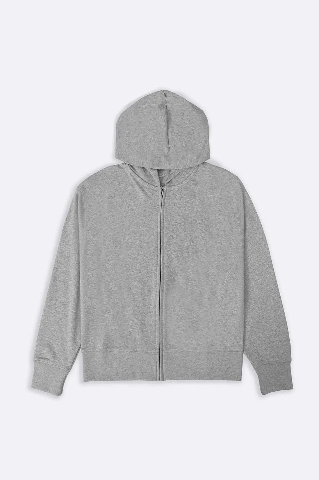 CROPPED ZIPPER HOODIE