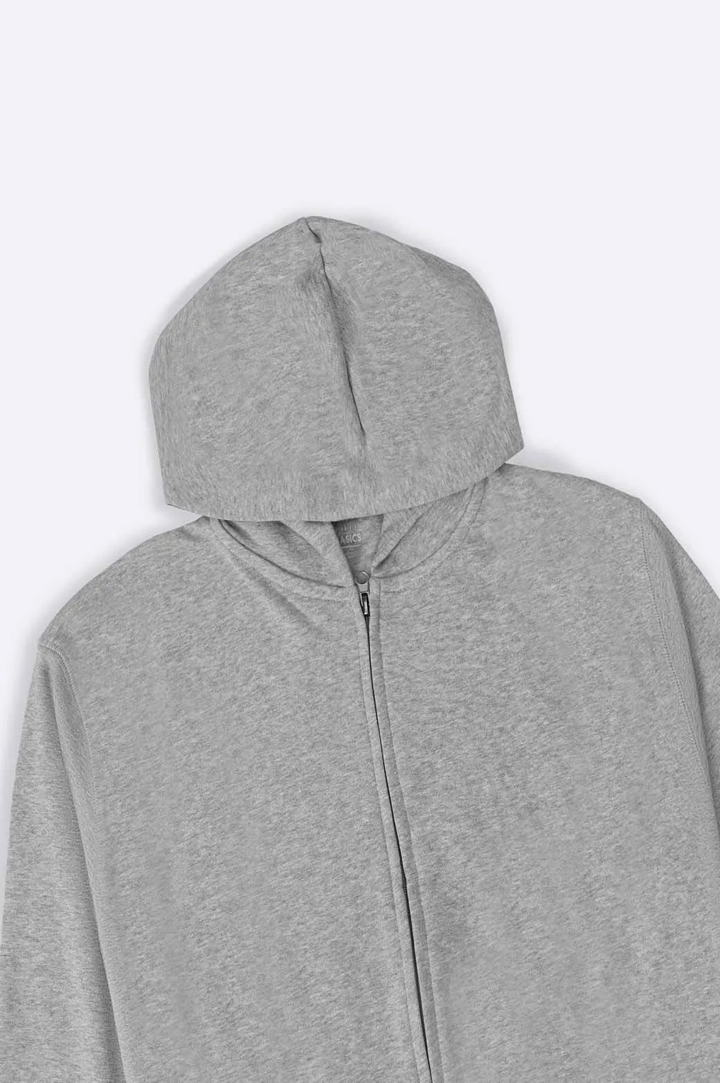 CROPPED ZIPPER HOODIE