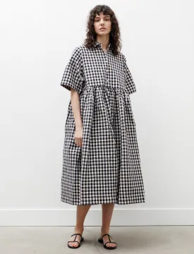 Ethal Dress Navy Check