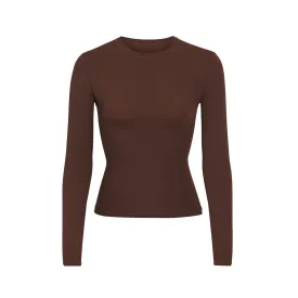 FITS EVERYBODY LONG SLEEVE T-SHIRT | COCOA