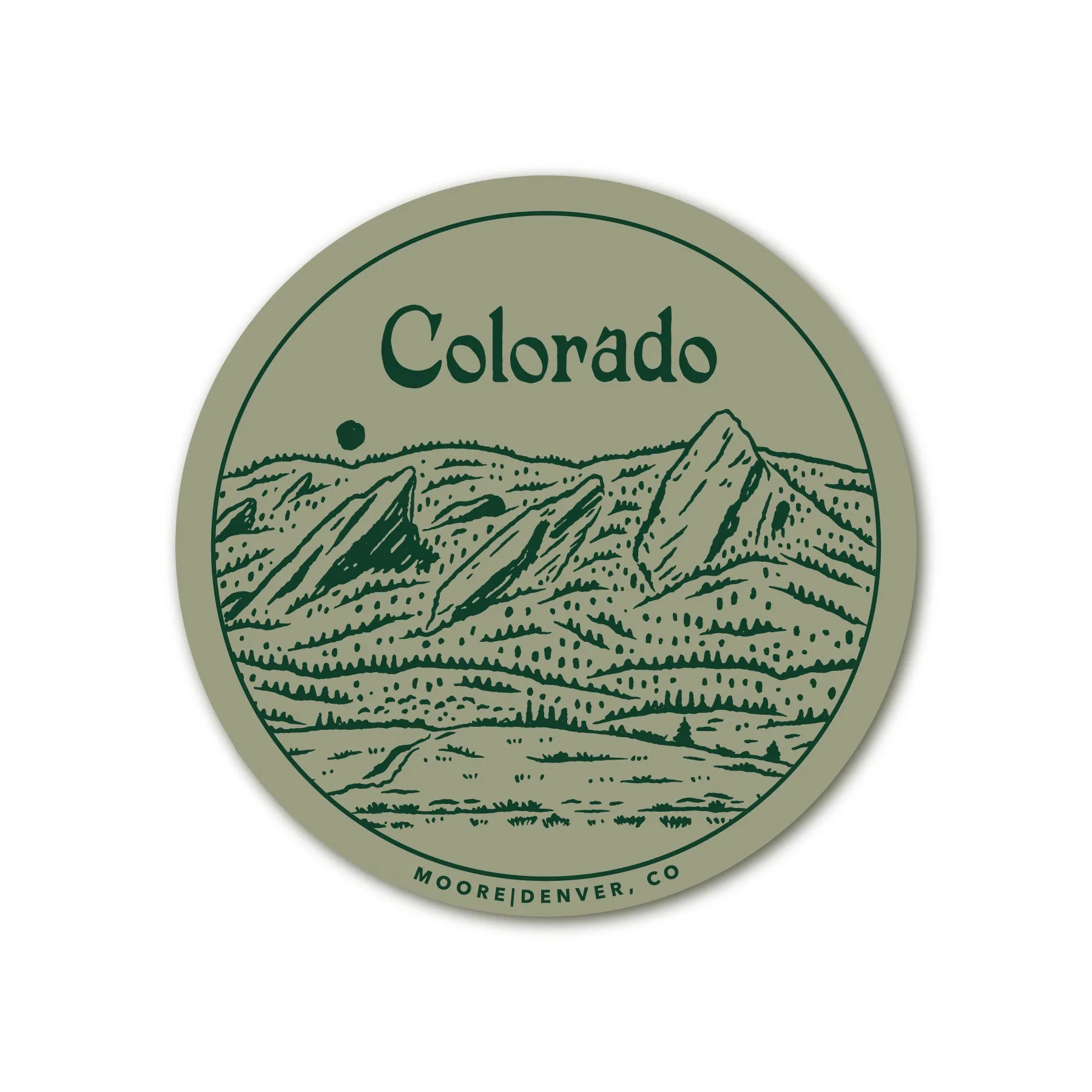 Flatirons Sticker