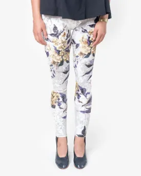 Floral Tights in Floral Print