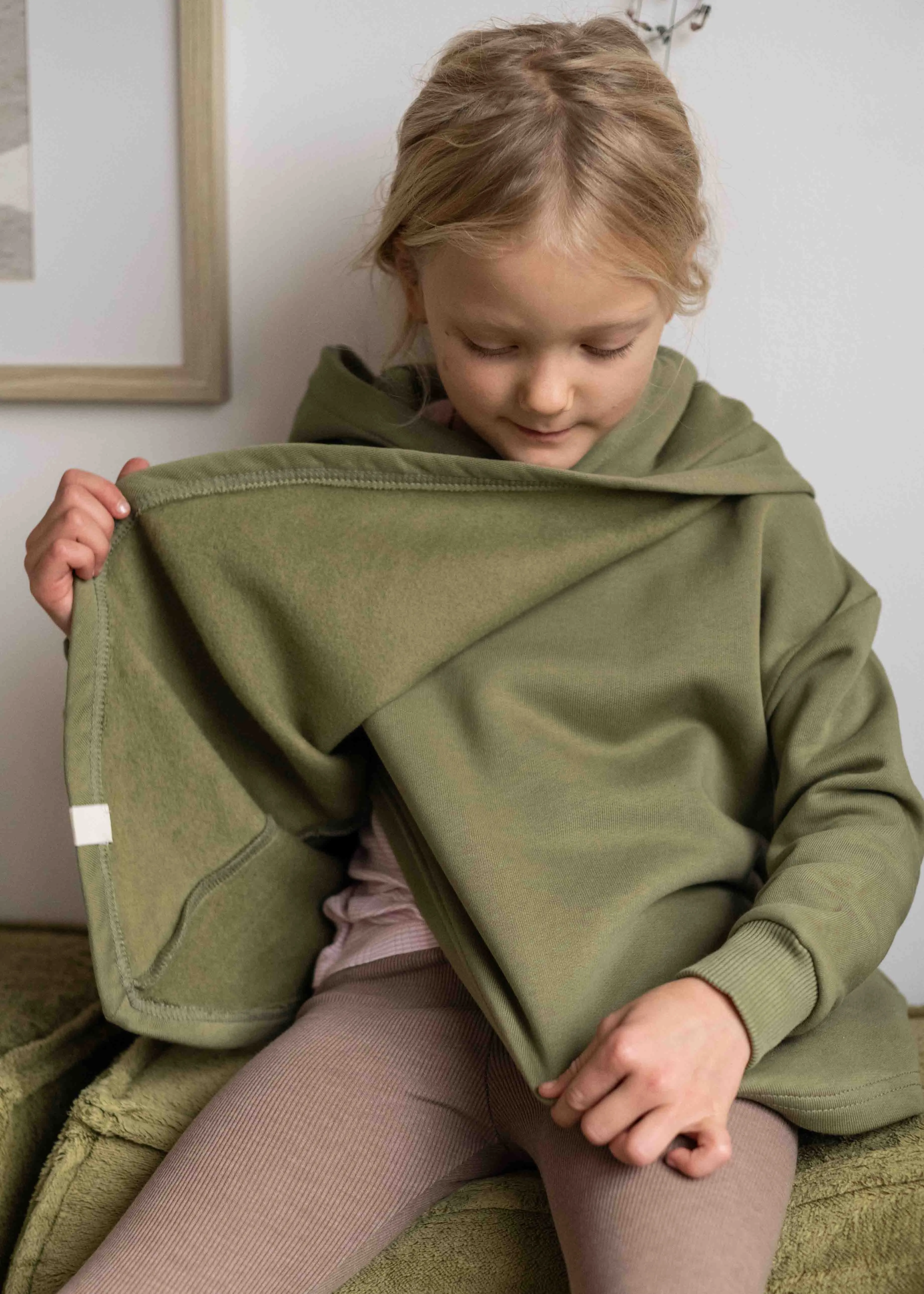 GOTS-Hoodie VINGER LodenGreen