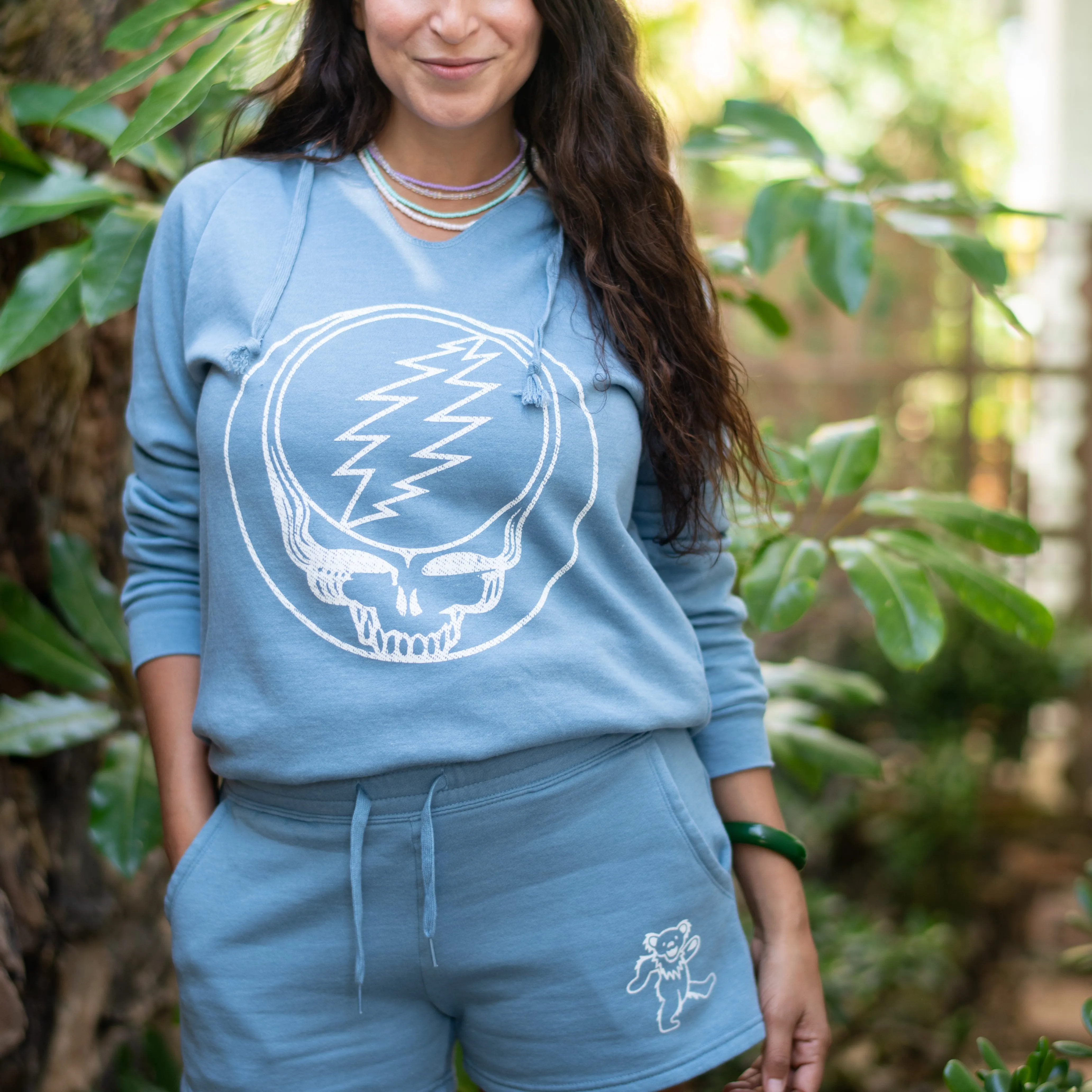 Grateful Dead | Hoodie | Misty Blue Stealie