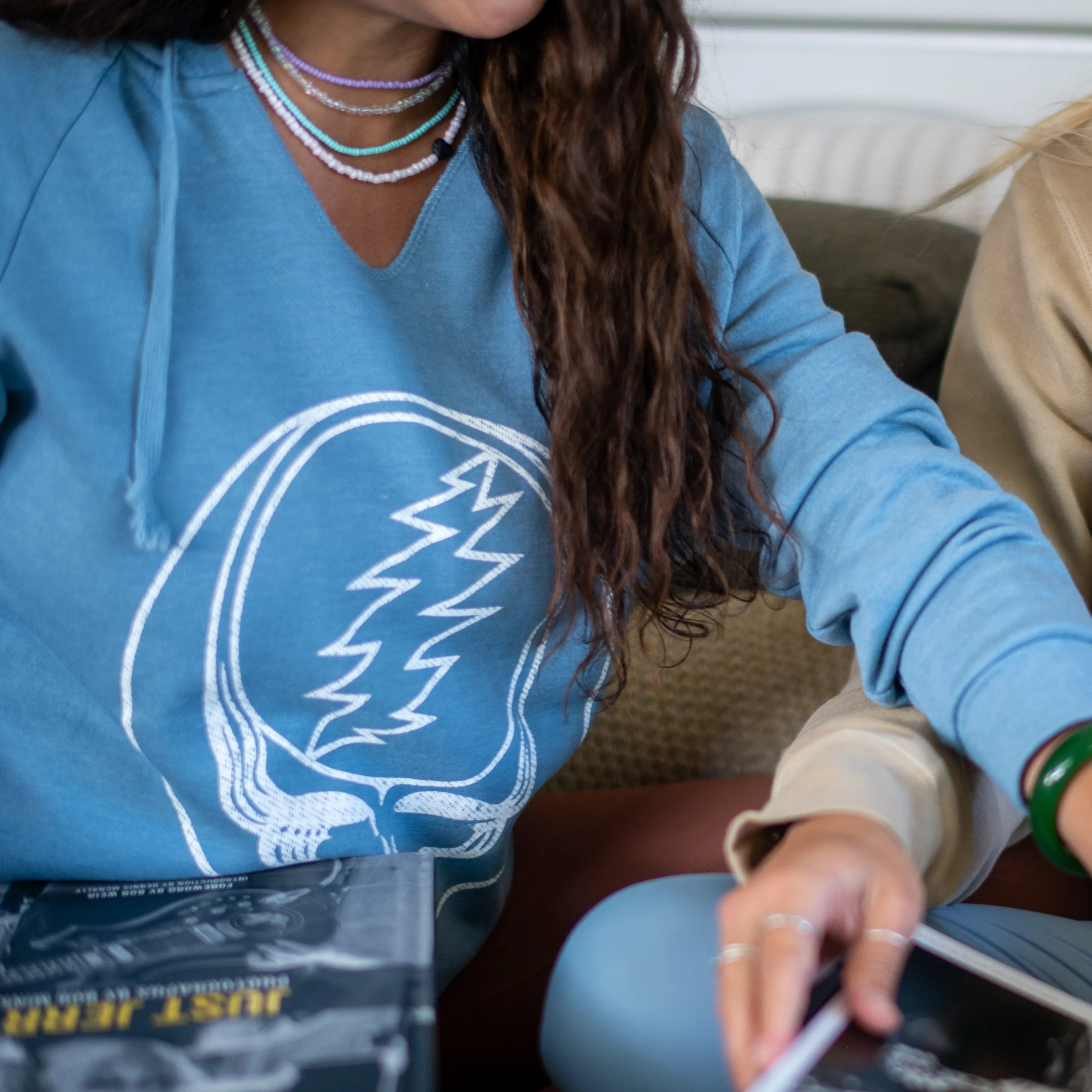 Grateful Dead | Hoodie | Misty Blue Stealie
