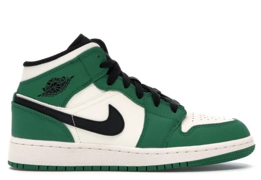 (GS) Air Jordan 1 Mid SE 'Pine Green' (2018) BQ6931-301