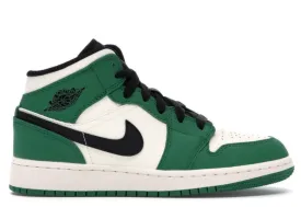 (GS) Air Jordan 1 Mid SE 'Pine Green' (2018) BQ6931-301
