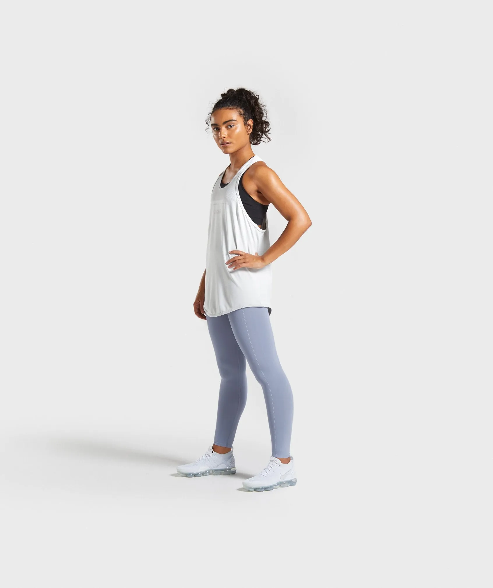 Gymshark Breeze Lightweight Seamless Vest - Light Grey