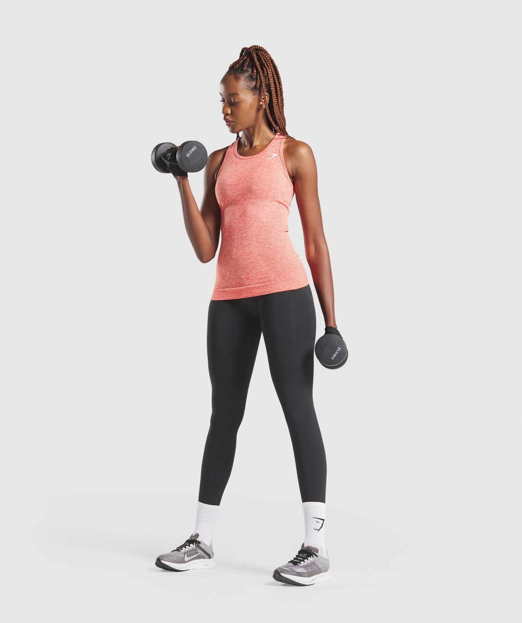 Gymshark Vital Seamless Vest - Orange Marl